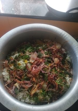 A picture of Soya wadi biryani.