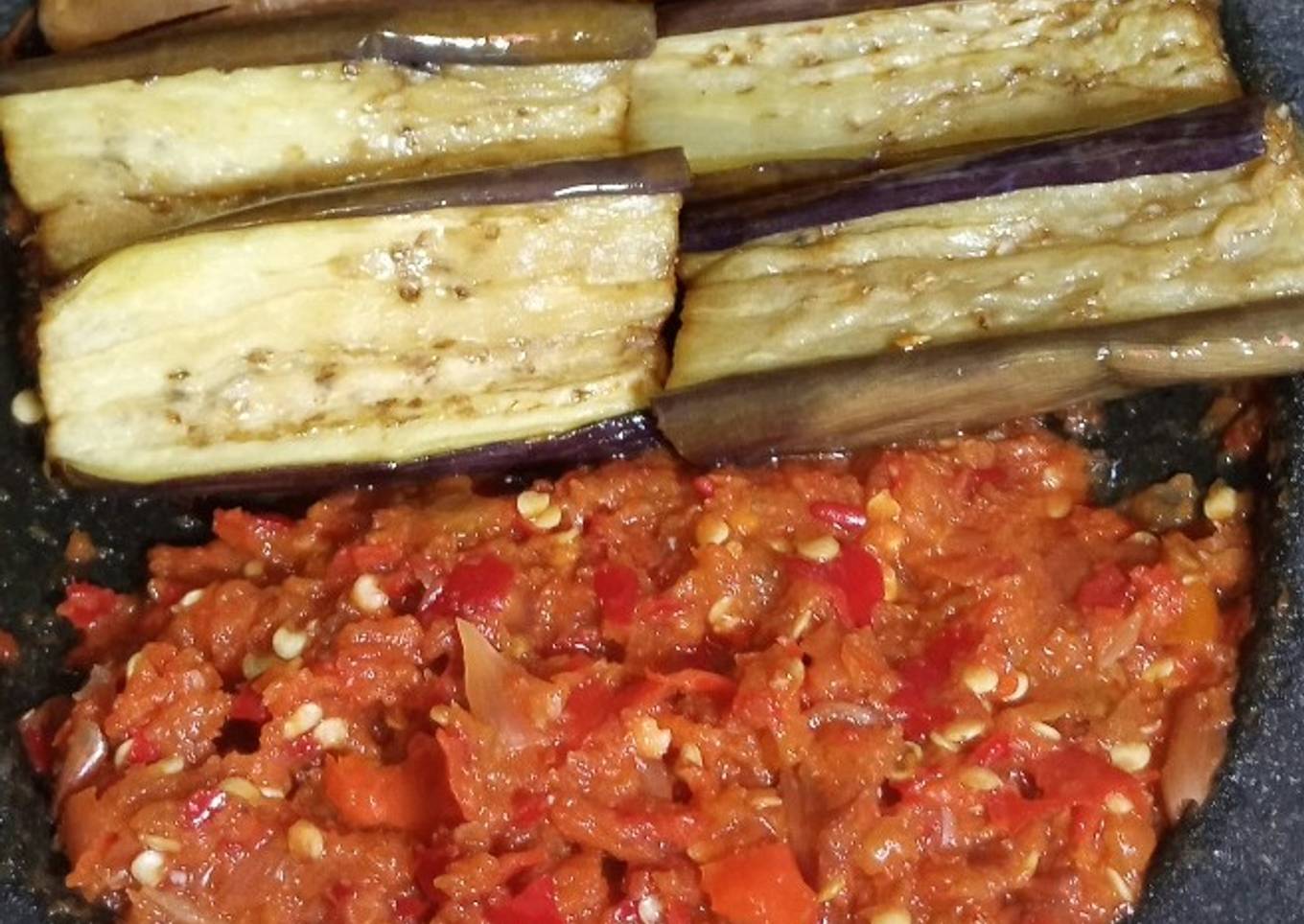 Sambel Mentah 3T (Tomat Terasi Terong) Resep Dik Is