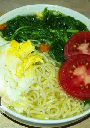 Foto resep Mie Bayam Seger