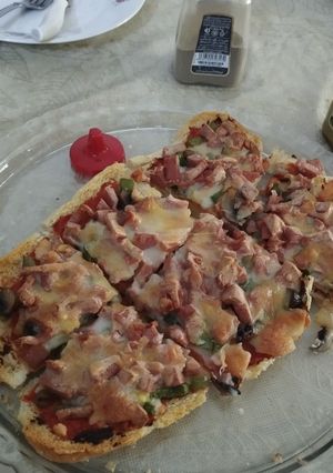 عکسی از دستور پیتزا در تستر