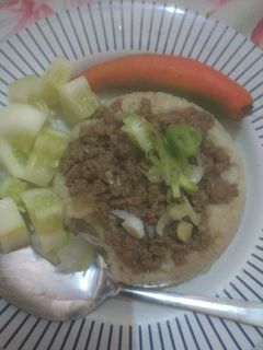 Foto resep Nasi tim daging sapi