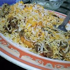A picture of Beef Biryani.