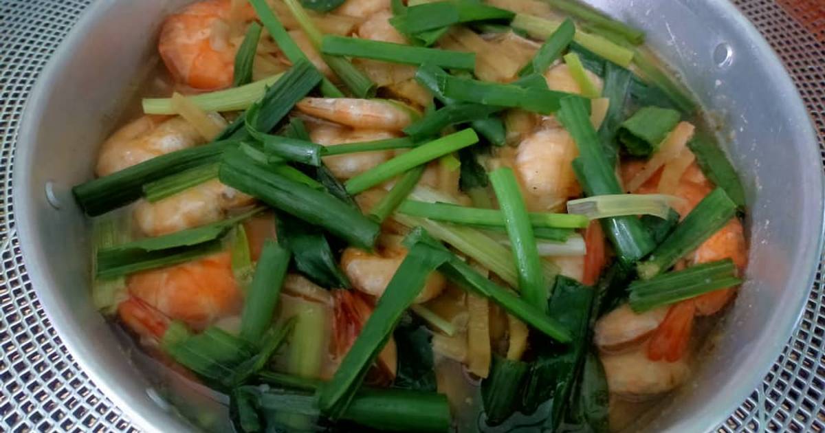 Resipi Udang Masak Steam Oleh Masriah Usonai Cookpad