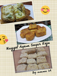 Foto resep Nugget ayam sayur keju