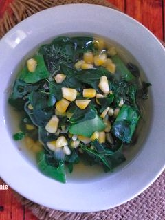 Foto resep 419. Sayur Bening Daun Kelor Jagung Manis Labu Siam