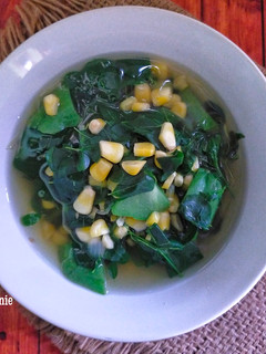 Foto resep 419. Sayur Bening Daun Kelor Jagung Manis Labu Siam