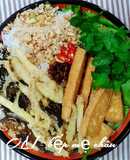 Bún trộn chay