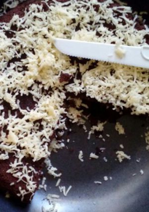 A picture of Rice Cooker Chocolate Brownies Cake.