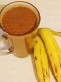 Smoothie de plátano y chocolate 😋muy fácil
