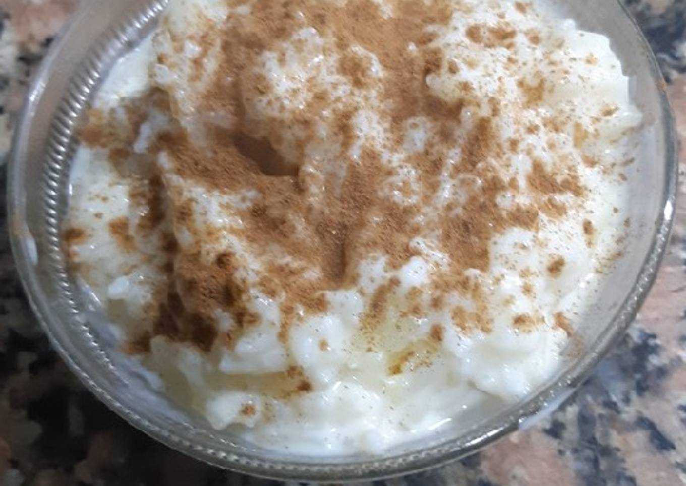 Arroz con leche cremoso