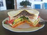 Torta de verduras (con masa similar al panqueque)