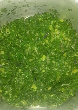 A picture of Sukuma wiki with Spinach.