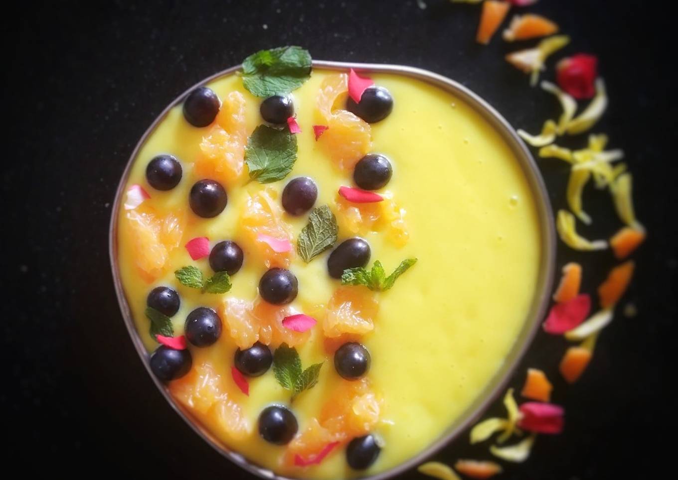 Fruit custard