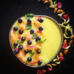 A picture of Fruit custard.