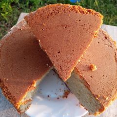 A picture of Ugali cake.