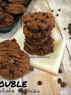 Foto resep Double Chocolate Cookies