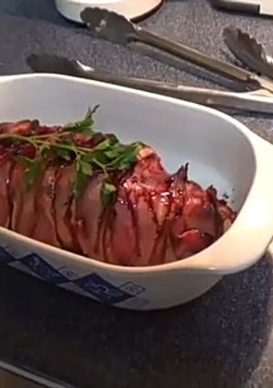 Una foto de Cerdo falso