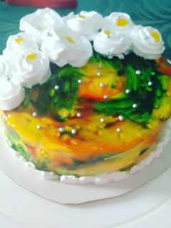 मिरर ग्लेज केक (mirror glaze cake recipe in Hindi) रेसिपी मुख्य फोटो