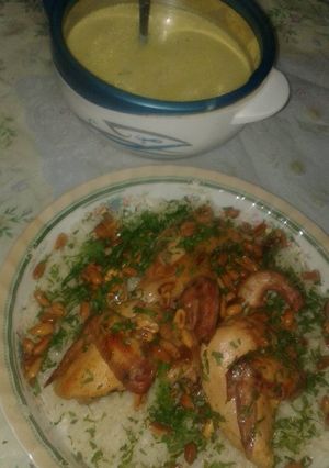 صورة لوصفة منسف دجاج