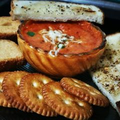 A picture of Pizza Fondue.