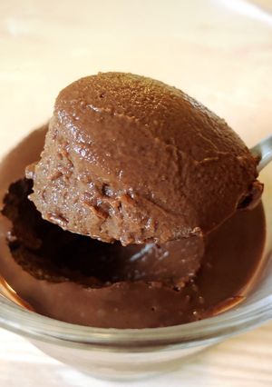 A picture of Chocolate mousse guilt free.