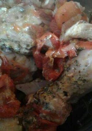 Una foto de Pollo a la cacerola