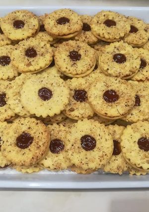Diós linzer recept fotója