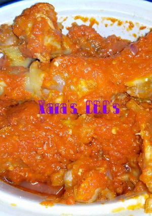A picture of Traditional Kenyan Chicken Stew.