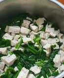 Rau đay nấu với giò