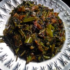 A picture of Saag mix.