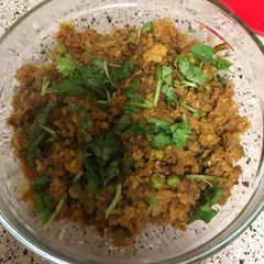 A picture of Gobhi matar keema.