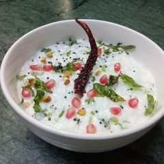 A picture of Homemade Curd Rice.