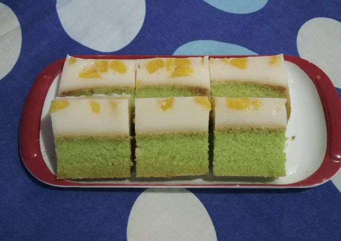 Resep Puding Nanas dengan Cake tepung Beras oleh Resep Puding Nanas dengan Cake tepung Beras oleh
