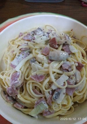 Foto resep Fettuccine carbonara