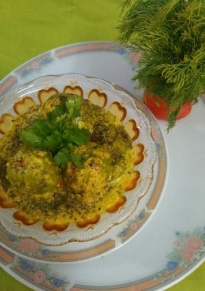 A picture of Creamy Apple gourd.