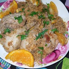 A picture of Orange Yoghurt Chicken.
