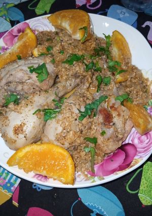 A picture of Orange Yoghurt Chicken.