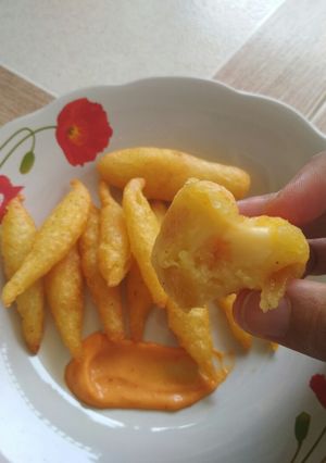 Foto resep Potato stick with cheddar