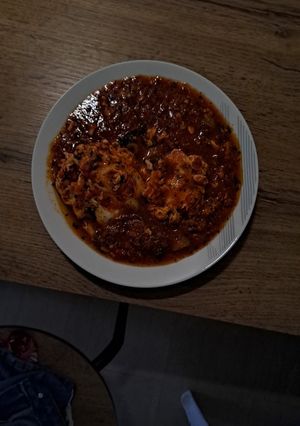 A picture of Fancy Kagiana (Eggs with Tomatoes).