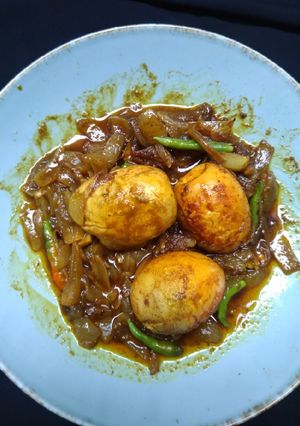 ঝাল ডিম ভাজা রেসিপির প্রধান ছবি