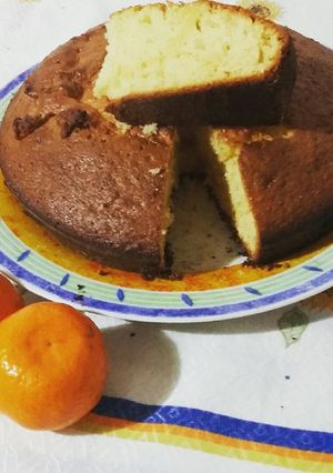 Una foto de Torta de fácil de mandarina