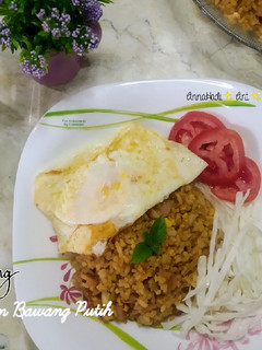 Foto resep Nasi Goreng Baceman Bawang Putih