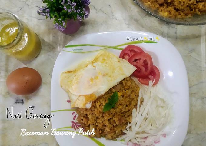 Nasi Goreng Baceman Bawang Putih