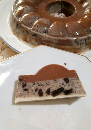 Foto resep Puding oreo susu sederhana