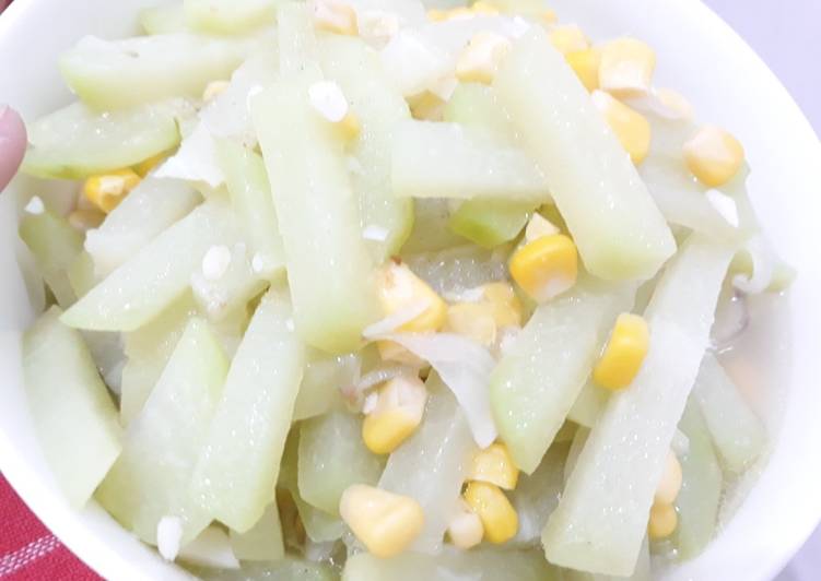 Bahan meracik Tumis Labu Siam, Enak