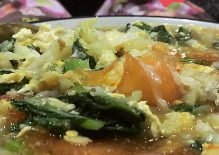 Seblak kuah sayur