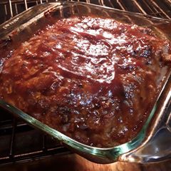 A picture of Turkey meatloaf.