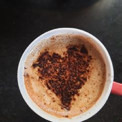 A picture of Cappuccino coffee.