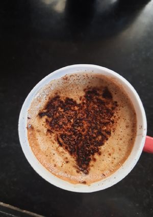 A picture of Cappuccino coffee.