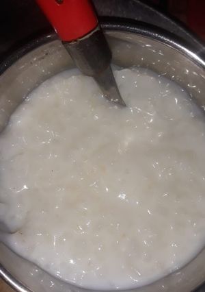 A picture of Rice pudding.